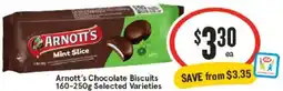 IGA Arnott's chocolate biscuits selected varieties offer