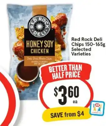 IGA Red rock deli chips selected varieties offer
