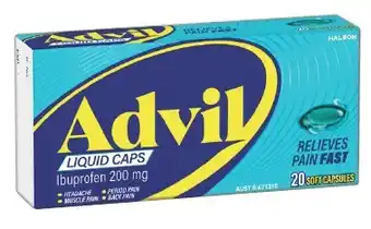IGA Advil Ibuprofen 200mg Liquid Capsules offer