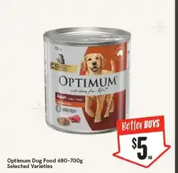 IGA Optimum Dog Food offer