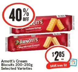 IGA Arnott's Cream Biscuits offer
