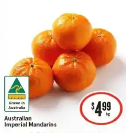 IGA Australian imperial mandarins offer