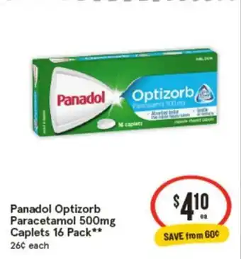 Panadol Optizorb Paracetamol