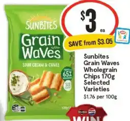 IGA Sunbites Grain Waves Wholegrain Chips offer