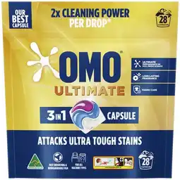 IGA OMO Ultimate Laundry Capsules Selected Varieties offer