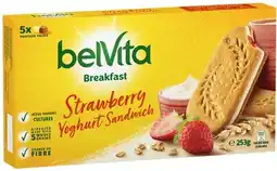 IGA BelVita Breakfast Strawberry Yoghurt Sandwich 253g or Biscuit 300g Selected Varieties offer