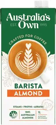 IGA Australia’s Own Barista Almond or Oat Milk 1 Litre offer