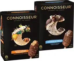 IGA Connoisseur Gourmet Ice Cream 4‑6 Pack Selected Varieties offer