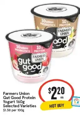 IGA Farmers Union Gut Good Protein Yogurt offer