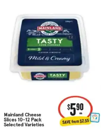 IGA Mainland Cheese Slices 10-12 Pack offer