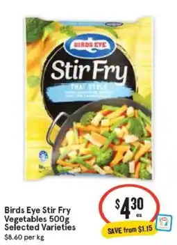 IGA Birds Eye Stir Fry Vegetables offer