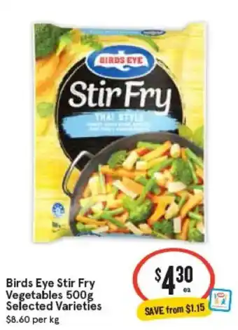 IGA Birds Eye Stir Fry Vegetables offer