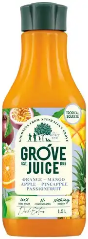 IGA Grove Juice Selected Varieties offer