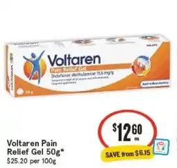 IGA Voltaren Pain Relief Gel offer