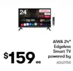 BIG W Aiwa 24" edgeless smart tv offer
