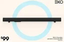 BIG W Eko 2.1 soundbar with built-in subwoofer 80w offer