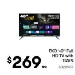 BIG W Eko 40" full hd tv with tizen offer