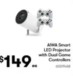 BIG W Aiwa smart led projector with dual game controllers offer