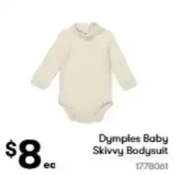 BIG W Dymples Baby Skivvy Bodysuit offer