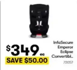 BIG W Infosecure emperor eclipse convertibl offer