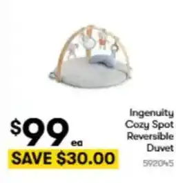 BIG W Ingenuity cozy spot reversible duvet offer