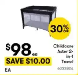 BIG W Childcare aster 2- in-1 travel offer