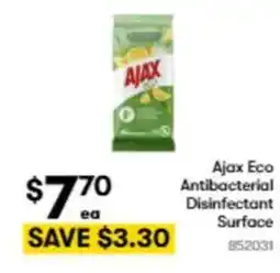 BIG W Ajax eco antibacterial disinfectant surface offer