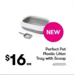 BIG W Perfect pet plastic litter tray with scoop offer