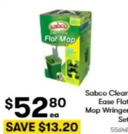 BIG W Sabco clear ease flat mop wringe offer