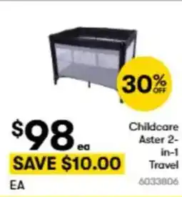 BIG W Childcare aster 2- in-1 travel offer