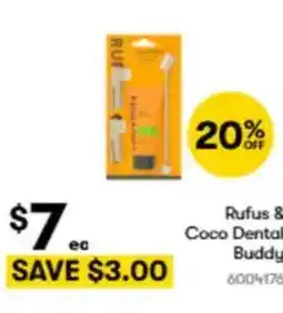 BIG W Rufus & coco dental buddy offer