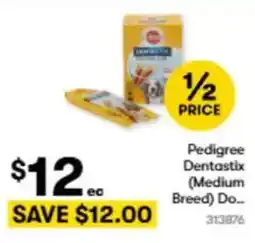 BIG W Pedigree dentastix (medium breed) do.. offer