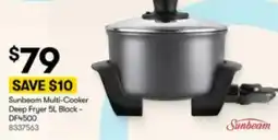 BIG W Sunbeam Multi-Cooker Deep Fryer Black- DF4500 offer