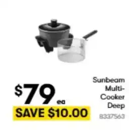 BIG W Sunbeam multi- cooker deep offer