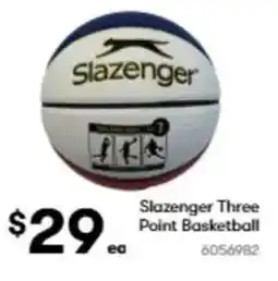 BIG W Slazenger three point basketball offer