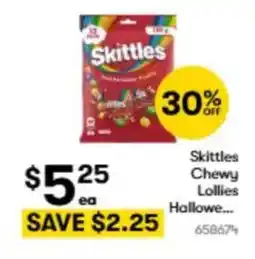 BIG W Skittles Chewy Lollies Halloween offer