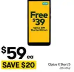 BIG W Optus x start 5 offer