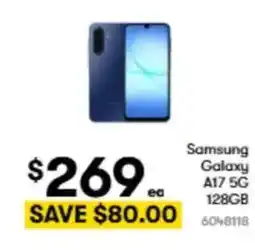BIG W Samsung Galaxy A17 5G 128GB offer