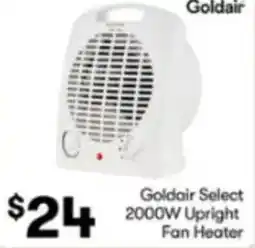 BIG W Goldair select 2000w upright fan heater offer