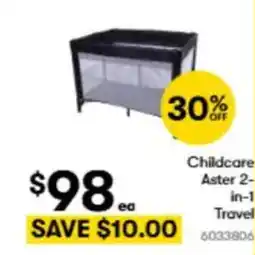 BIG W Childcare aster 2- in-1 travel offer