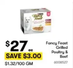 BIG W Fancy feast grilled poultry & beef offer