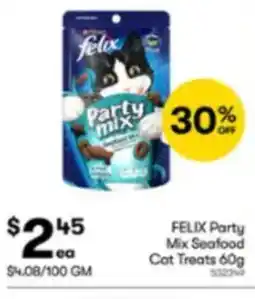 BIG W Felix party mix seafood Cat Treats offer
