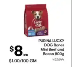 BIG W PURINA LUCKY DOG Bones Mini Beef and Bacon offer