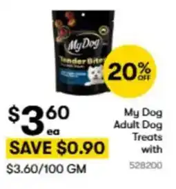 BIG W My Dog Adult Dog Treats with offer