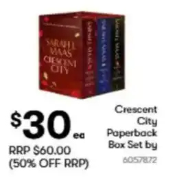 BIG W Crescent city paperback box set by offer