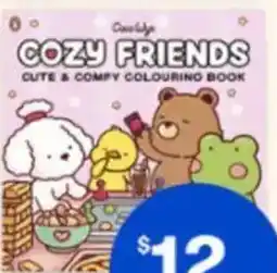 BIG W Cozy friends cute & comfy colouring book offer