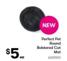 BIG W Perfect pet round bolstered cat mat offer