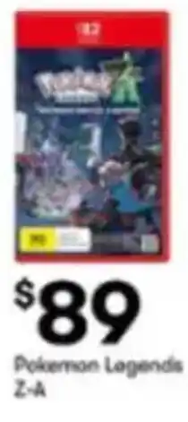 BIG W Pokemon Legends Z-A offer