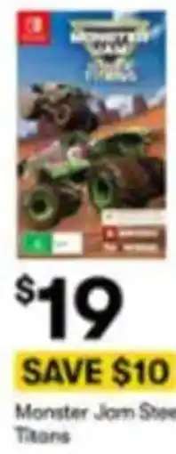 BIG W Monster jam steel titans offer