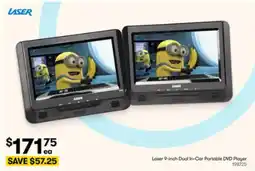 BIG W Laser 9-inch Dual In-Car Portable DVD Player offer